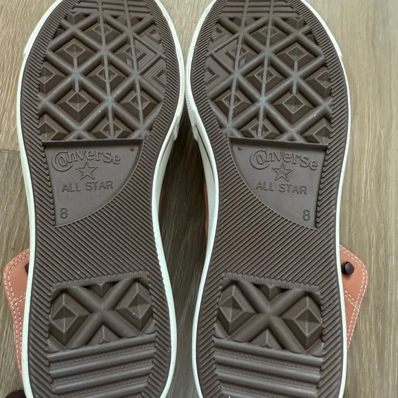 Converse Chuck Taylor All Star Lift Hi platform sneakers leather Size 10 - Picture 4 of 5